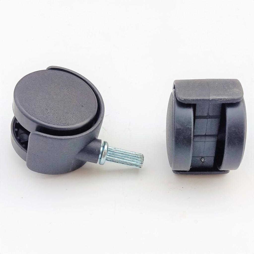 Boss Chair Caster with Vertical Brake, 1.5 Inch Universal Silk Wheel for Sofa, 8x20