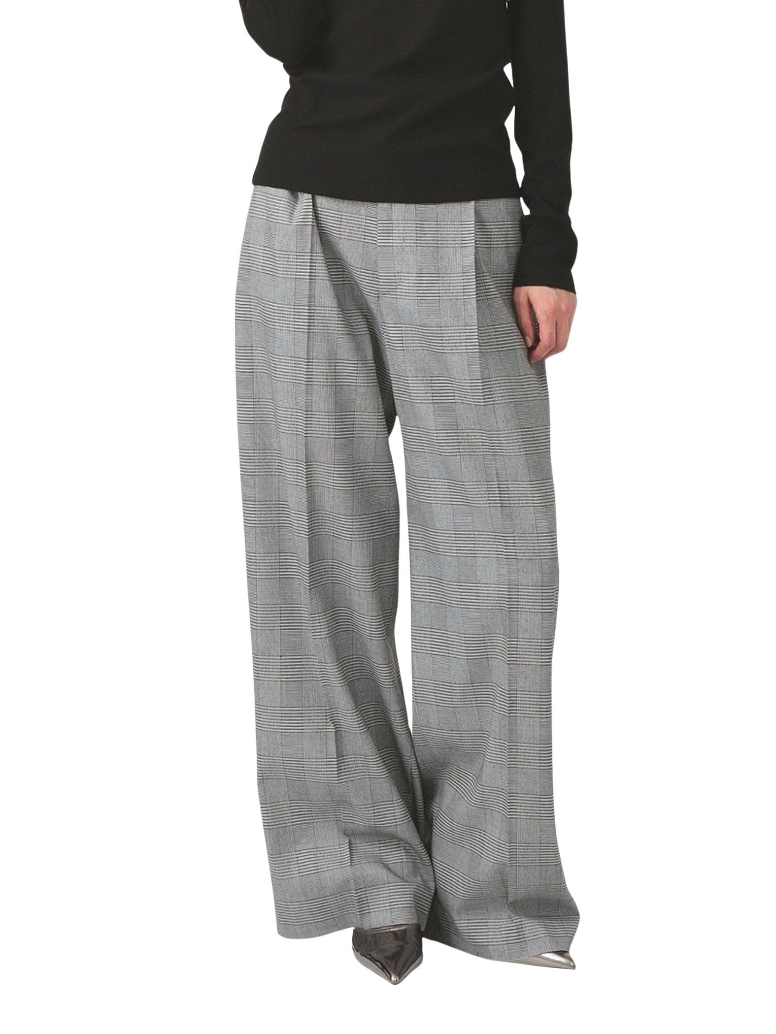 Ray Beams GLEN PLAID 1 Брюки с одной складкой Женские Широкие