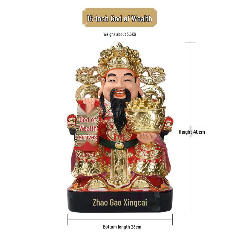 Fan Li God of Wealth Figurine – New Year Office & Home Decor