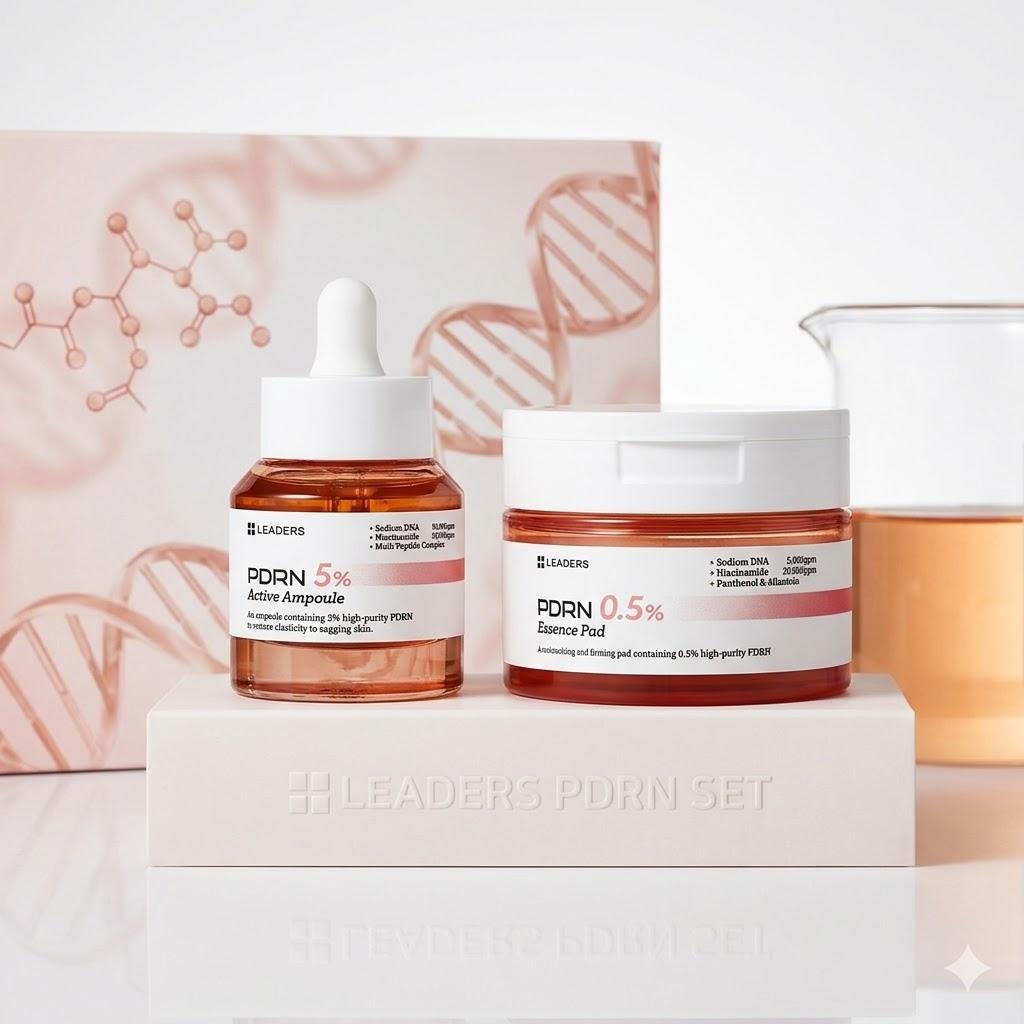 [Лидеры] Активная ампула с PDRN 5%, 30 мл, 1 шт. Ampoule + Toner Pad