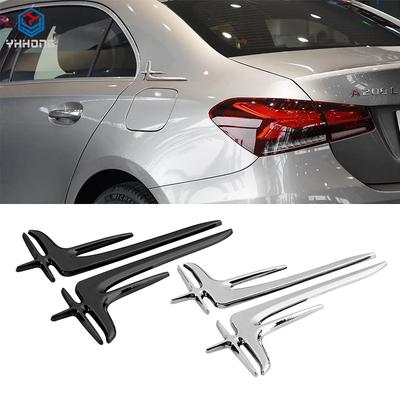 2pcs Car Side Fender Stickers Auto Emblem Badge For C200 C180 E350 AMG CLK GLA CLS CLC W205 W212 W210 W204 W168