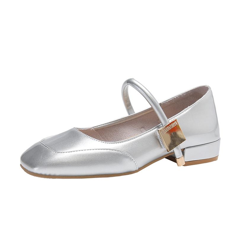 Fashion Mary Jane Women's Shoes New 2024 Fashion Elegant Not Tired Feet Shoes Shallow Mouth Low Heeled Flat Shoes for Women