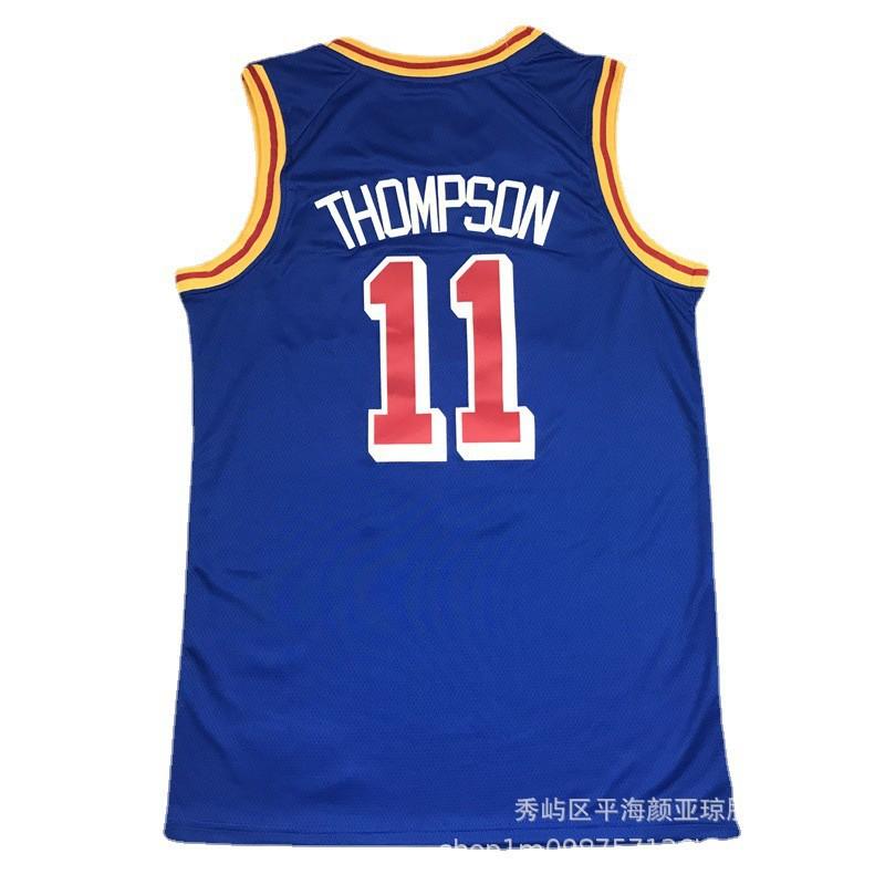 Custom Embroidered NBA Golden State Warriors Basketball Jersey Men Women - Steph Curry 30 Klay Thompson 11 Andrew Wiggins 22