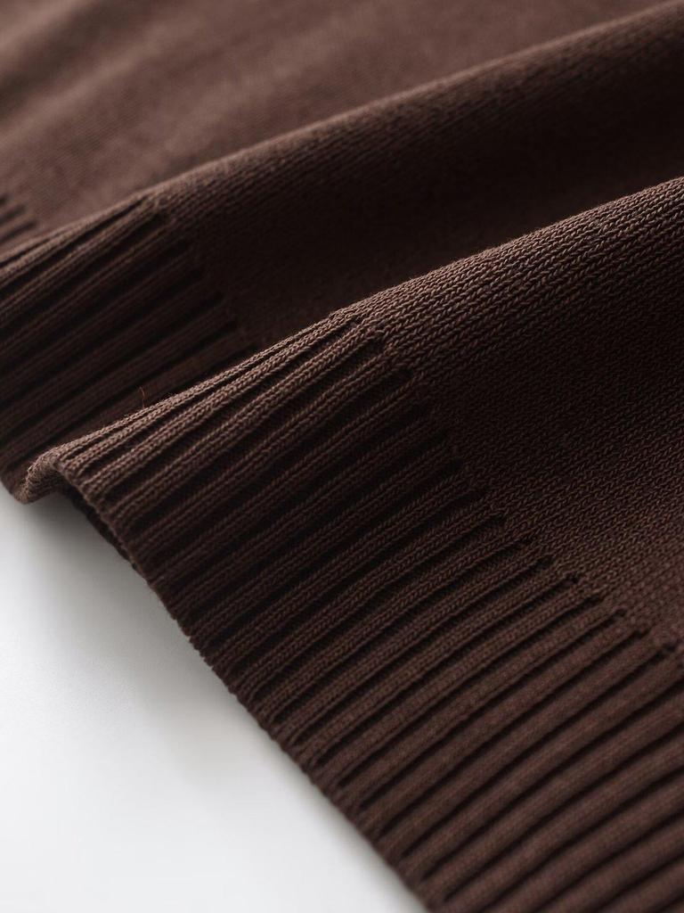 Spring 2025 Women's European & American Style Long Sleeve Stand Collar Knitted Sweatshirt with Long Pants