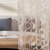 1PC NAPEARL Modern Elegant Flower Jacquard Sheer Tulle Window Curtain for Living Room Bedroom Home Decor