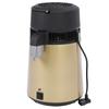 4-Liter-Destillationswasserbereiter, 750 W, Gold, automatischer Wasserdestillierer für die Arbeitsplatte mit Einzelknopf, Blau