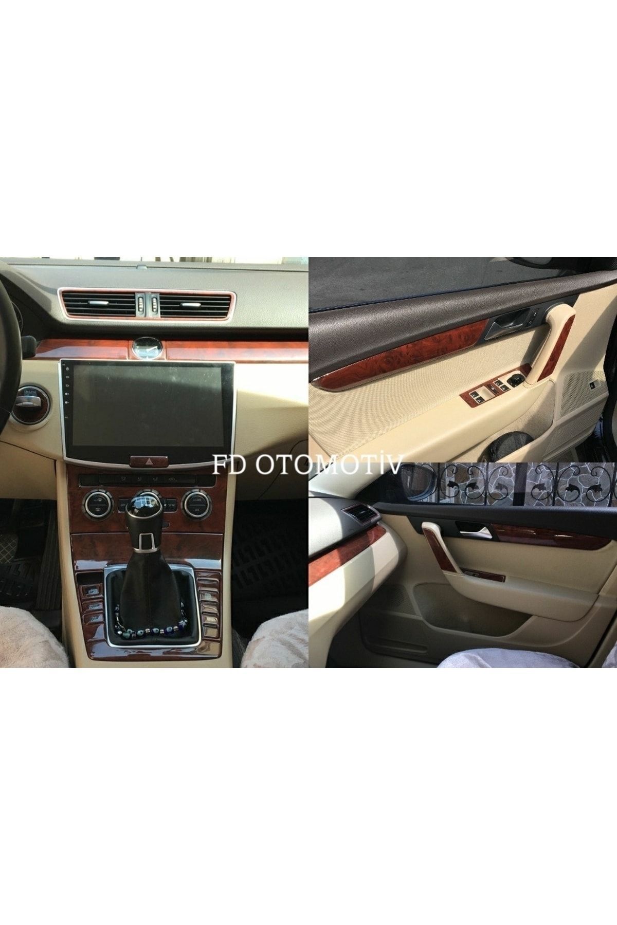 

Volkswagen Passat B7 Torpido, Konsol, Trim, Göğüs Kaplama Seti Maun Renk