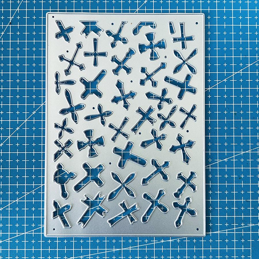 Little Cross Background Board Metal Cutting Dies Stencils for DIY Scrapbook Photo Album Paper Card Decorative Craft Embossing Dies