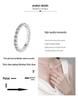 Yinbaichuan S925 Sterling Zilver Moissanite Damesring – Elegante Volledige Diamanten Band voor Dagelijks Gebruik