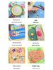 Baby Soothing Cloth Book: Tear-Resistant, Velcro-Closure, Montessori Early Education Toy for Infants & Toddlers