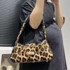 Women'S Personalized Leopard Print Shoulder Bag Glossy Trend Underarm Handbag