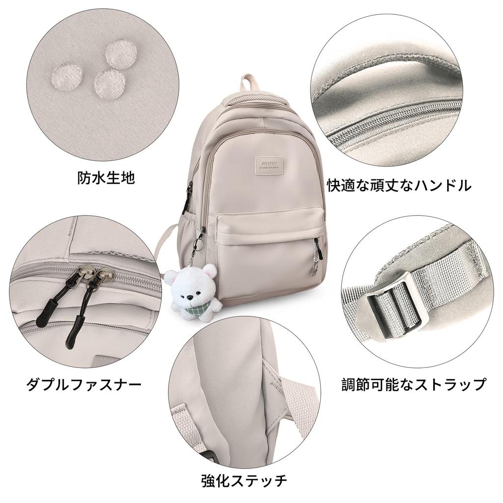 Großer Unisex Schulrucksack [FYMOHIEE], Damenrucksack, Herrenrucksack, Fassungsvermögen, Rucksack, Multifunktional, Wasserdicht, Outdoor, Reise,