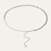 Rhinestone Decor Chain Belt Waist Chain Women Fashion Belt Hip High Waist Gold Silver Metal Chain Pendant Belt Body Jewelry