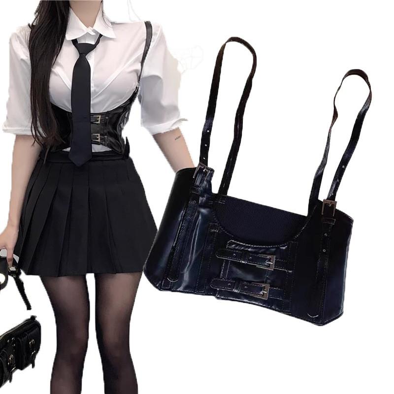 Elegant Vintage Black Lace Waist Belt Wide Fashion Accessory For Women Dresses