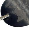 CHANEL 98A With blisters Camelia Hair decoration leather black Women Used