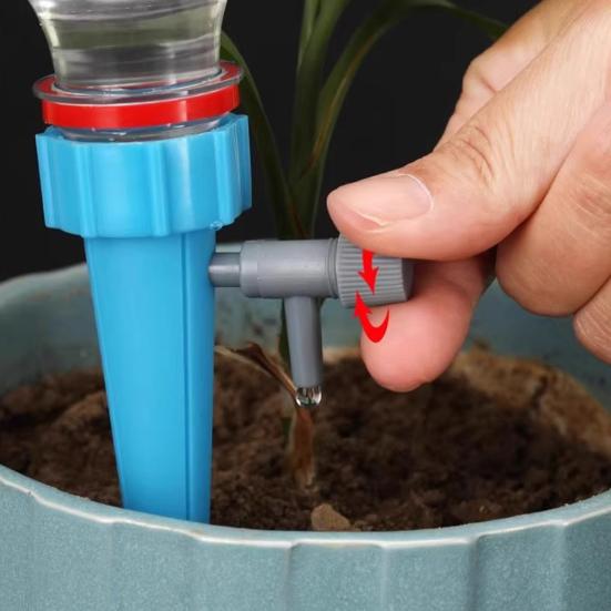 10 ks Nastavitelných samo zavlažovacích hrotů Vložka do květináče Zavlažovací hroty Kapková závlaha Automatické nástroje pro zavlažování rostlin Pasuje