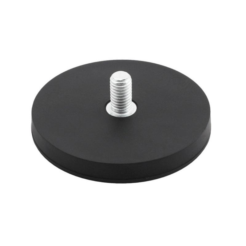 Magnetická montážní deska s odolným gumovým obalem a standardním vnějším závitem pro venkovní světlo, střešní světlo auta