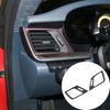A03E-For Porsche 911     Real Carbon Fiber Car Dash Side Air Outlet Frame Cover Trim Accessories