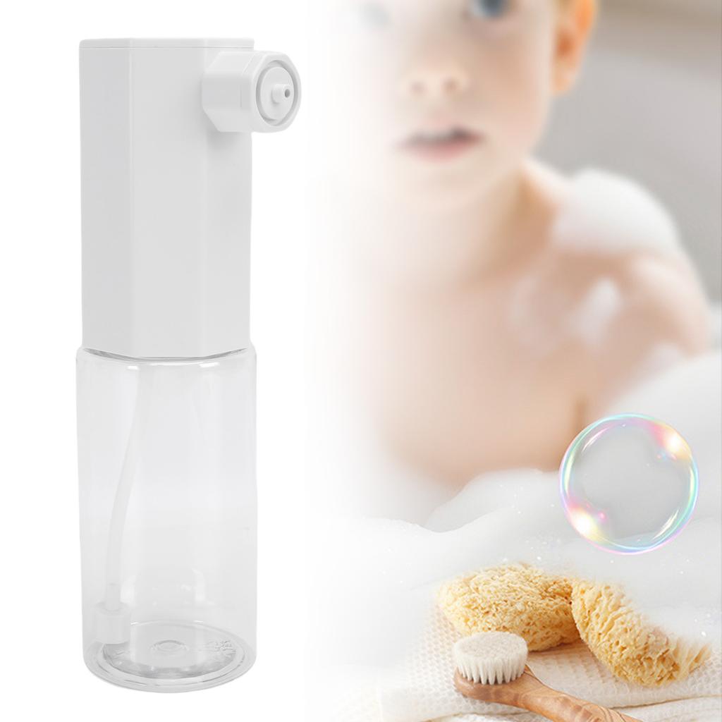 Automatic Foaming Soap Dispenser White 300ML Rechargeable Foaming Hand Soap Dispenser with 2 Modes for Hotel Toilet