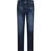 Men's Washed Stretch Straight-Leg Jeans