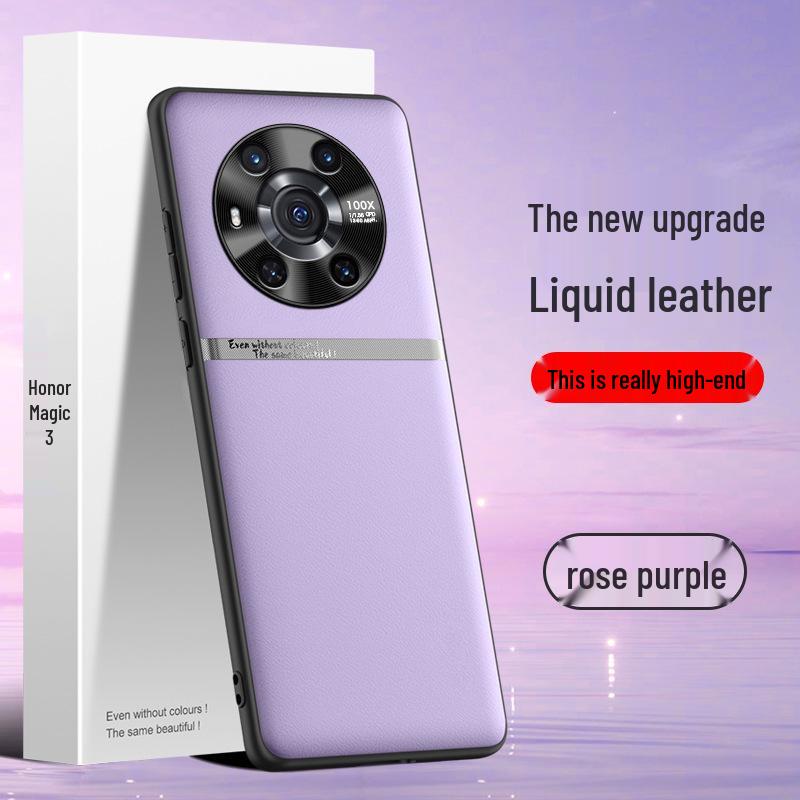 Liquid Leather Case for Honor Magic 3 - Anti-Fall, Anti-Fouling, Protective Cover