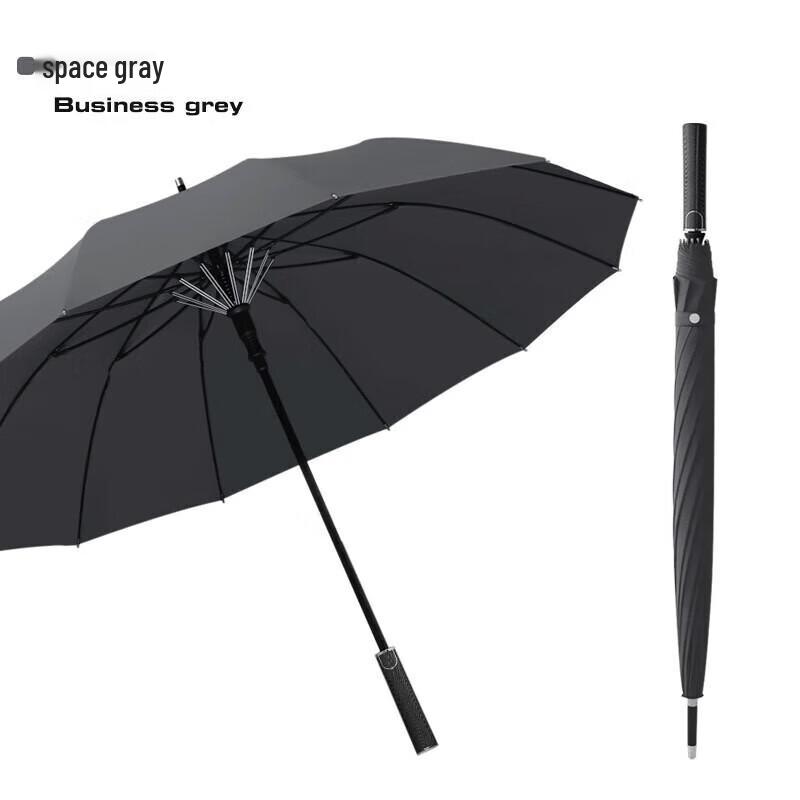 MAYDU M1155 Large 12-Rib Automatic Windproof Long Handle Umbrella