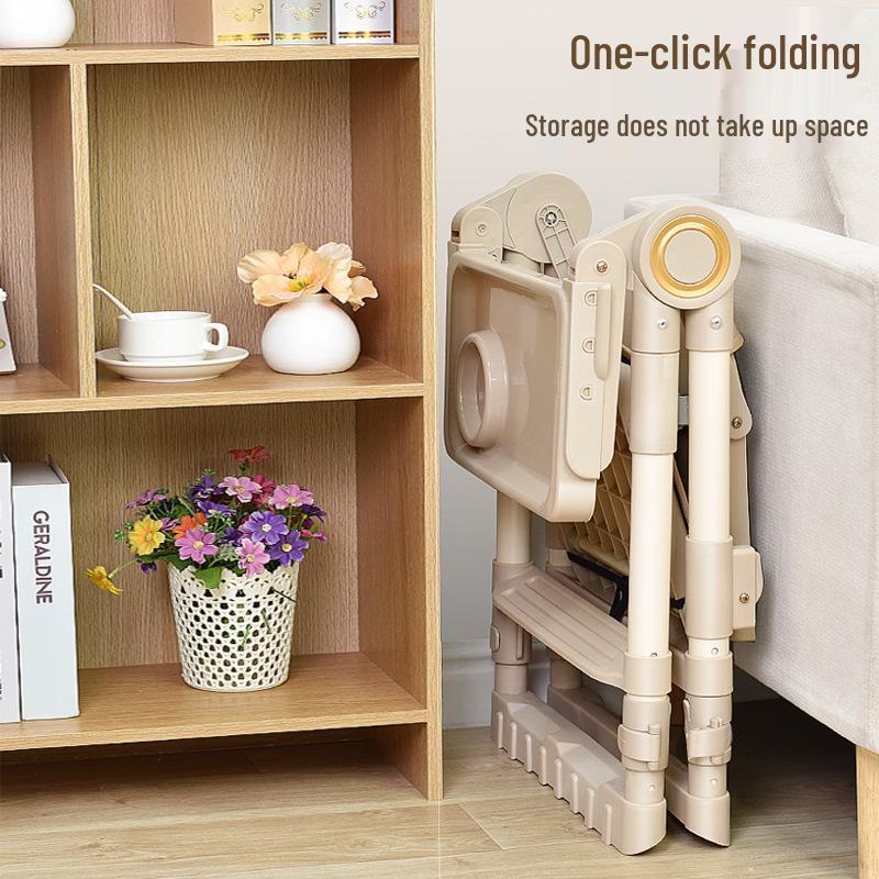 Compact Foldable Baby High Chair: Multifunctional, Portable Dining Seat for Infants and Toddlers
