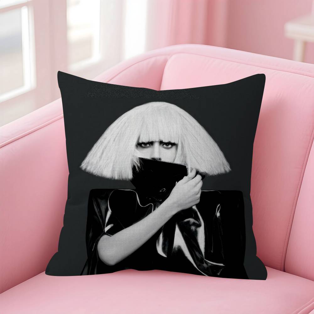 Singer QLADYGAsGAs MAYHEM Pillow Cushion Cover Pillowcase Living Room Sofa Home Decor Customized