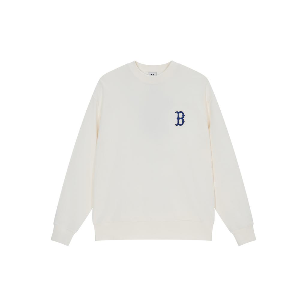New MLB SS24 Sweatshirt Unisex Cream 3AMTM0341-43CRS