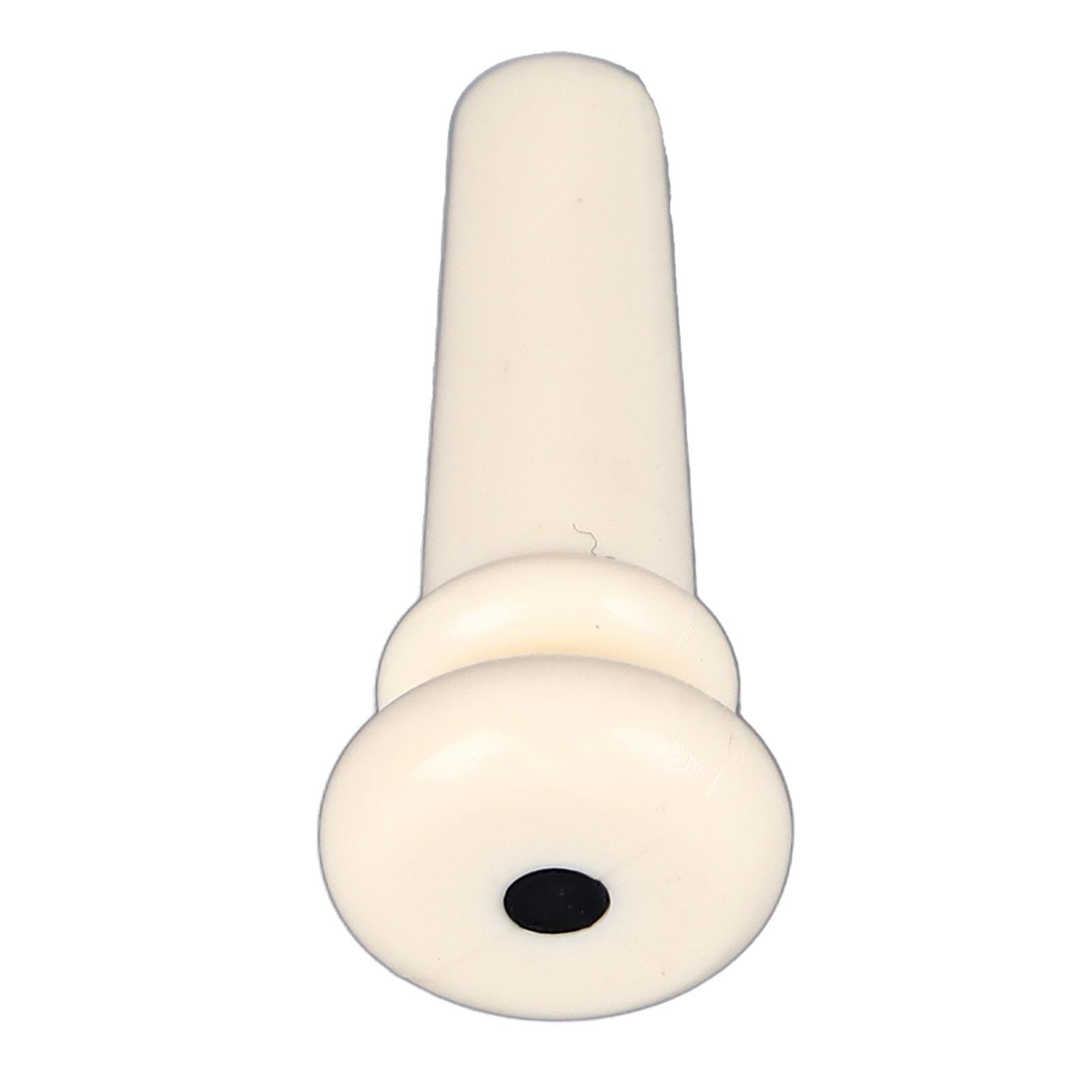 Painter Black Acoustic Guitar Tailnail Peg Replacement Synthetic Plastic Bass String End Pin Button For Strap Fixing