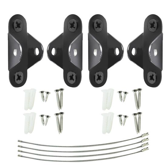 2/4 Sets Anti-Tip Furniture Fixing Strap Heavy Duty Baby Proofing Prevent Falling Furniture Strap Cabinet Bookcase Dresser Wall Securing Earthquake