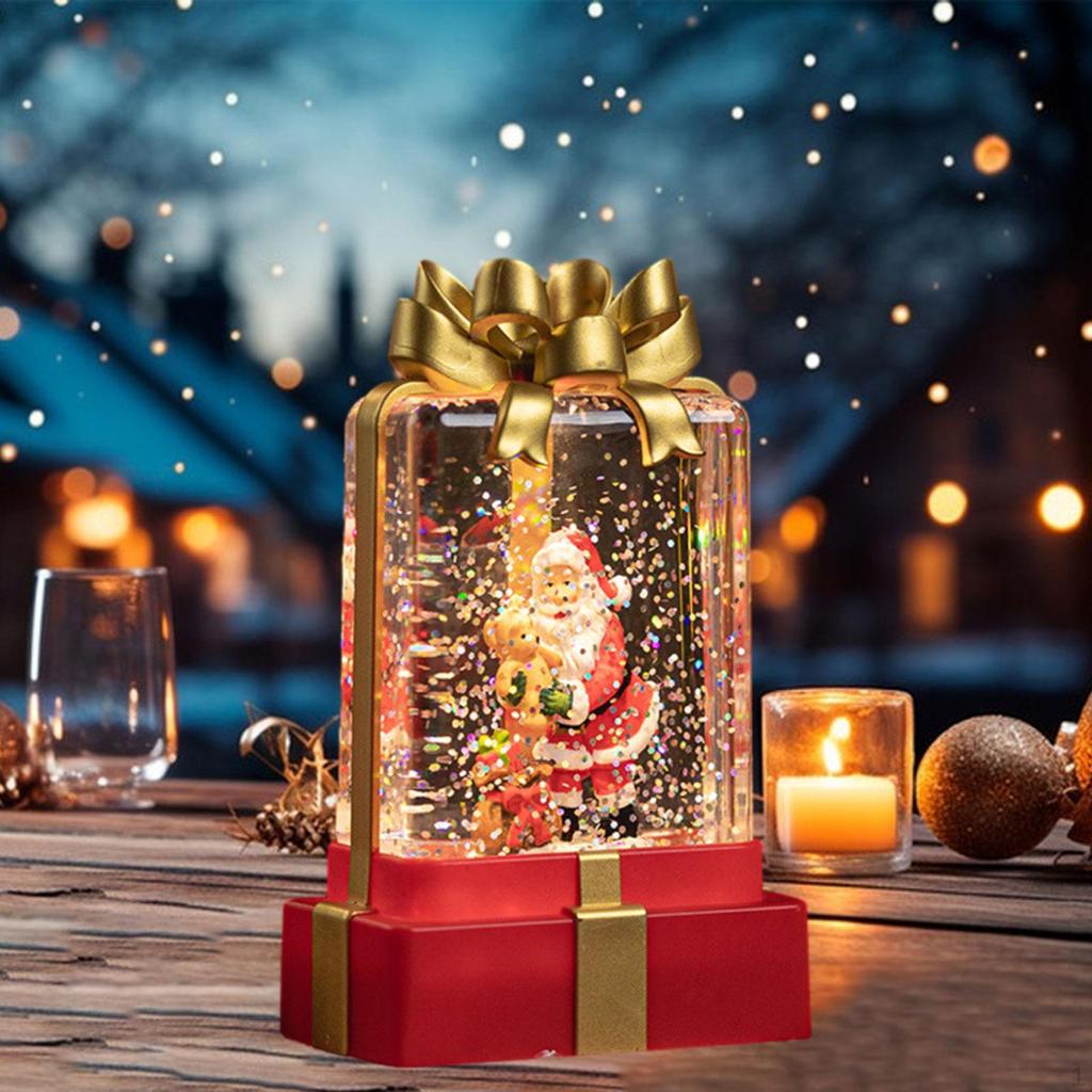 Vánoční dekorace LED noční světla Řemesla větrná lampa Micro Krajina Ornament