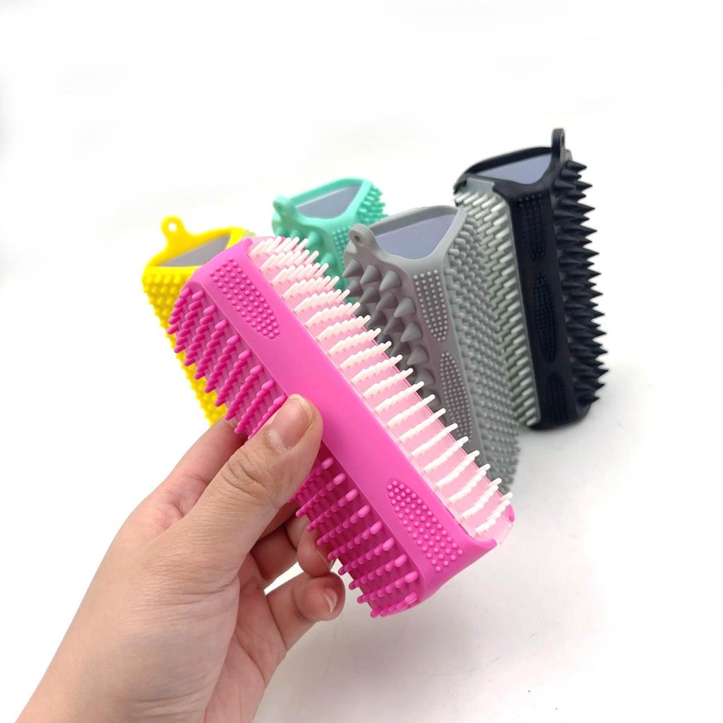 Rouleau Nettoyeur Bloc Blocage Poils d'Animaux Réutilisable en Caoutchouc 3 en 1 Silicone Retireur de Poils d'Animaux pour Tapis, Canapé, Meubles, Sièges de Voiture
