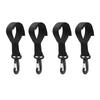 4 Stück Bootsruderclip Verstellbarer Kajakpaddel-Schnappclip Korrosionsbeständigkeit Nylon Kanupaddelhalter