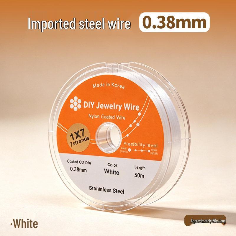 Ultra-Fine Steel Wire & Soft Thread for Pearl Necklace and Bead Bracelet DIY