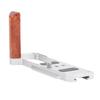 L Shape Grip Fit for   S9 Camera Wood Aluminum Alloy L Shape Handgrip with QR Plate 1Celsius4 Inch Screw Hole