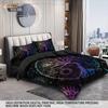 Customizable Tree of Life 3D Flannel Duvet Cover Set - 3-Piece Home Textile