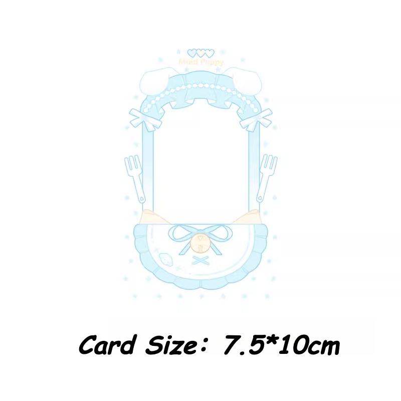 Cute Animal Maid PVC Photocard Holder for 3 Inch Kpop Idol Card Sleeves Kawaii Maid Puppy Photo Frame Stylish INS Style 2025 New