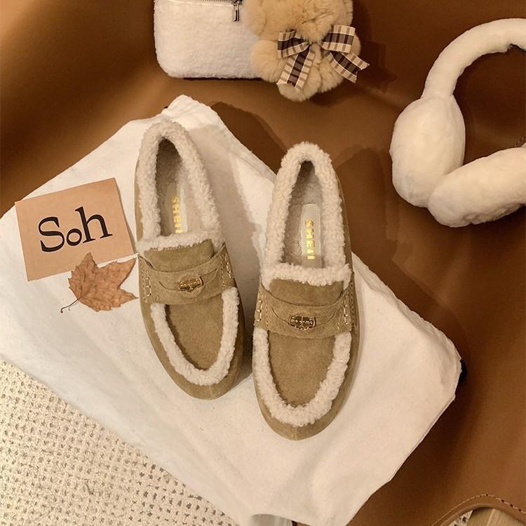 Women's Fashion Lightweight Winter Warm Snow Boots Plush Lining Non-slip Wear-resistant Casual Outdoor Sports Cotton Boots Lafox Shoes