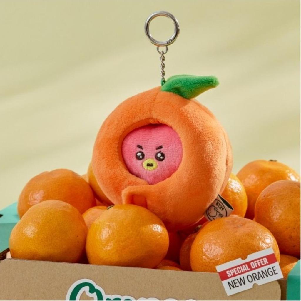 BTS Baby Plush Keyring Orange Party