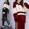 Top + Hosen Frauen Casual Sport Anzug Frühling Lose Zwei Stück Anzug Laufen Jogging Kleidung
