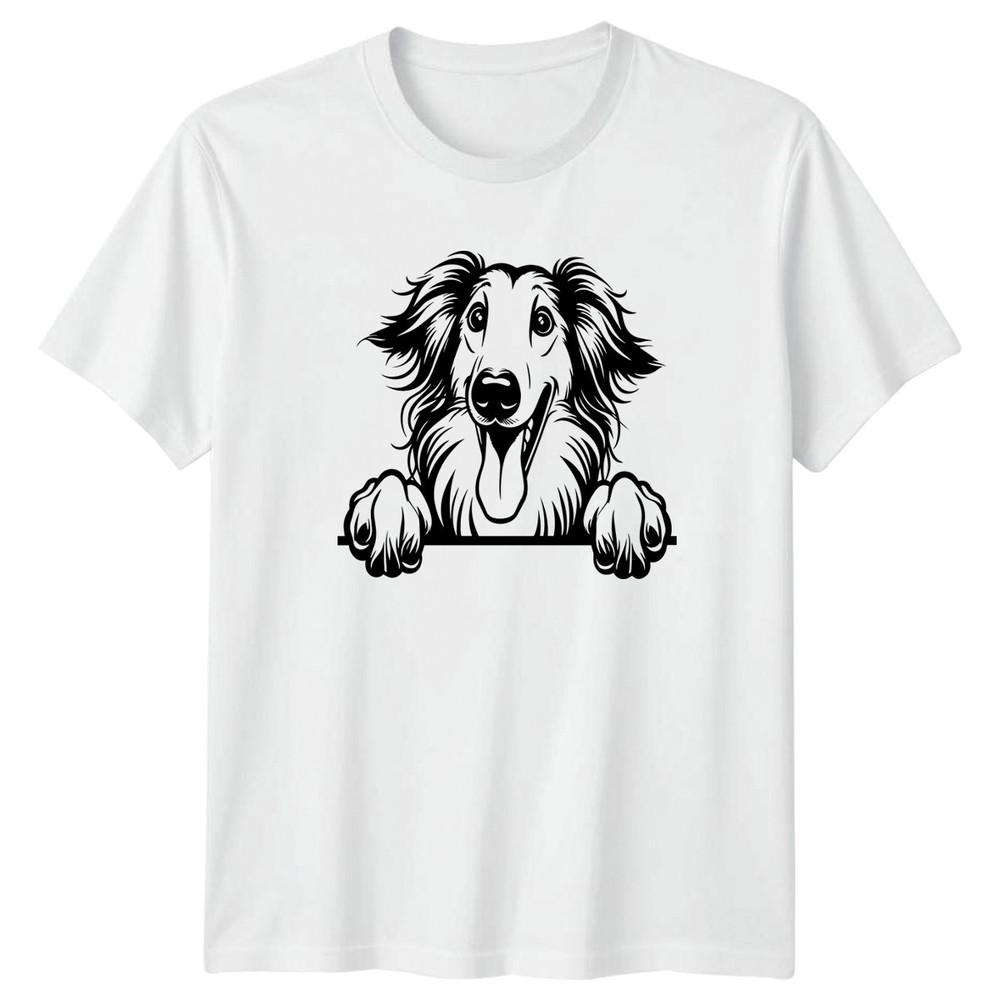 Collie Dog Peeking Graphic Animals Dogs Unisexs TShirt Unisexs Tee Unisex Top S
