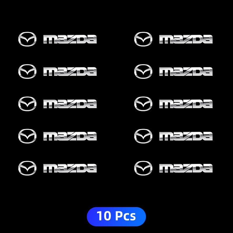 3D Metalinis Dekoratyvinis Automobilio Lipdukas Ženklelis Decal Interjero Aksesuarai Mazda 3 CX3 CX4 CX5 CX7 CX8 CX9 Atenza Axela Automobilio Stilius