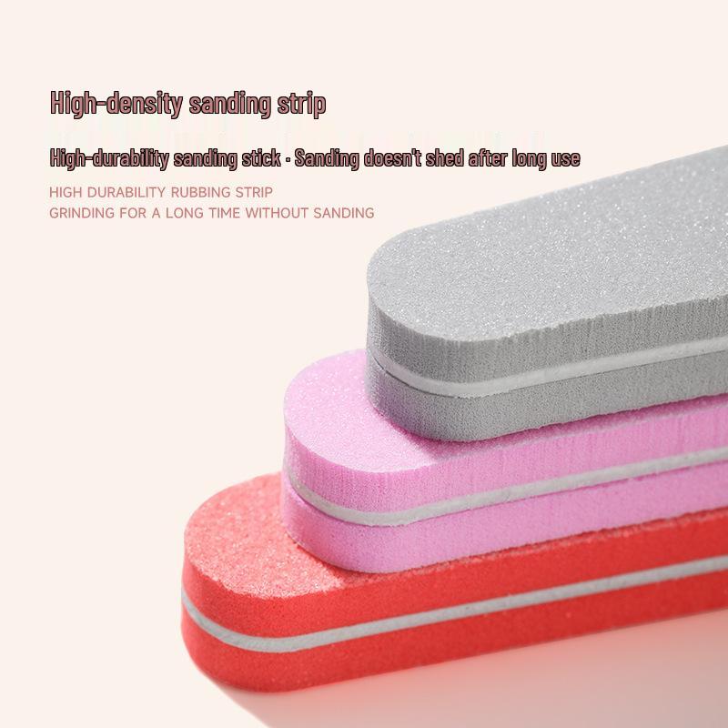 Double-Sided Sponge Nail File & Polishing Strip for Salons