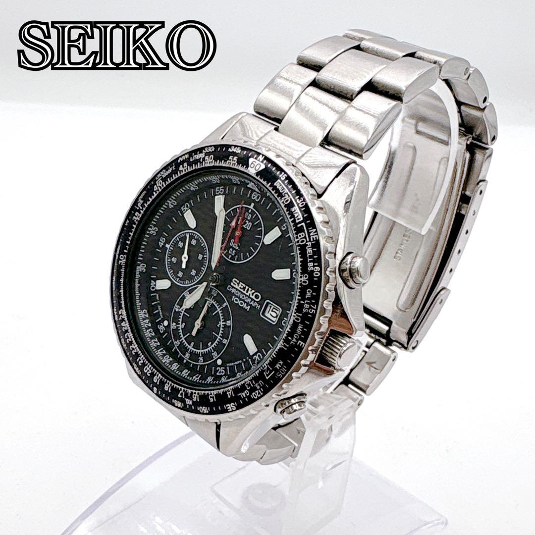 

[USED] SEIKO Seiko Chronograph Solar Watch 7T92-0CF0
