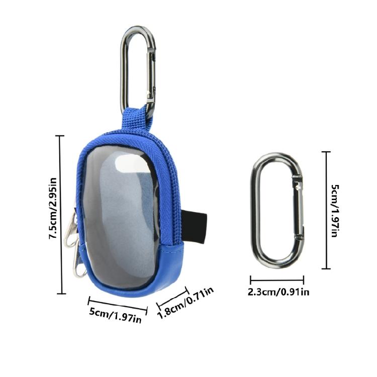 Custodia Protettiva a Copertura Totale per Lettore MP3 Clip-on Borsa Portatile da Viaggio Resistente all'Usura Organizer Box