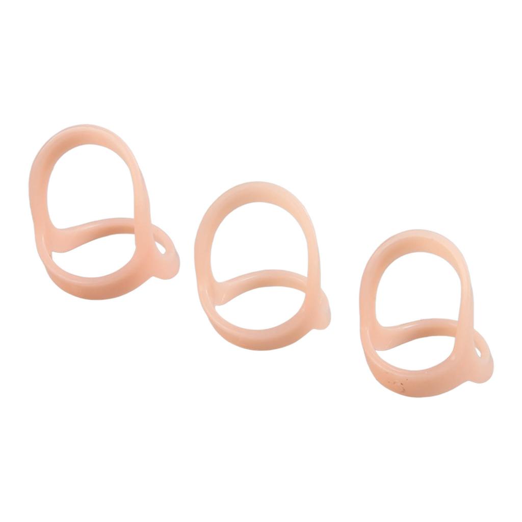 3 SZT. Szyna na palec Owalna Plastikowa Lekka 3 Specyfikacje Orteza Wspierająca na Palec Spustowy