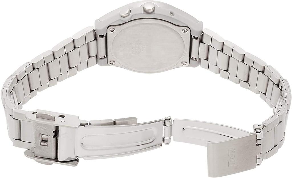 [Citizen Q&Q] Watch Analog Radio Solar Waterproof Metal Band HJ01-205 Women's Black