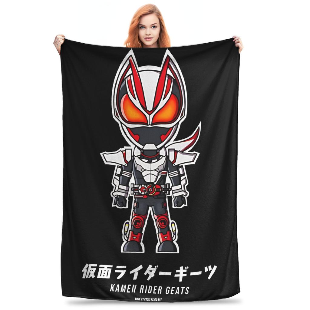 Kamen Rider Anime Blanket Multiple Sizes Super Soft and Warm Throw Blankets for Couch Sofa and Bed