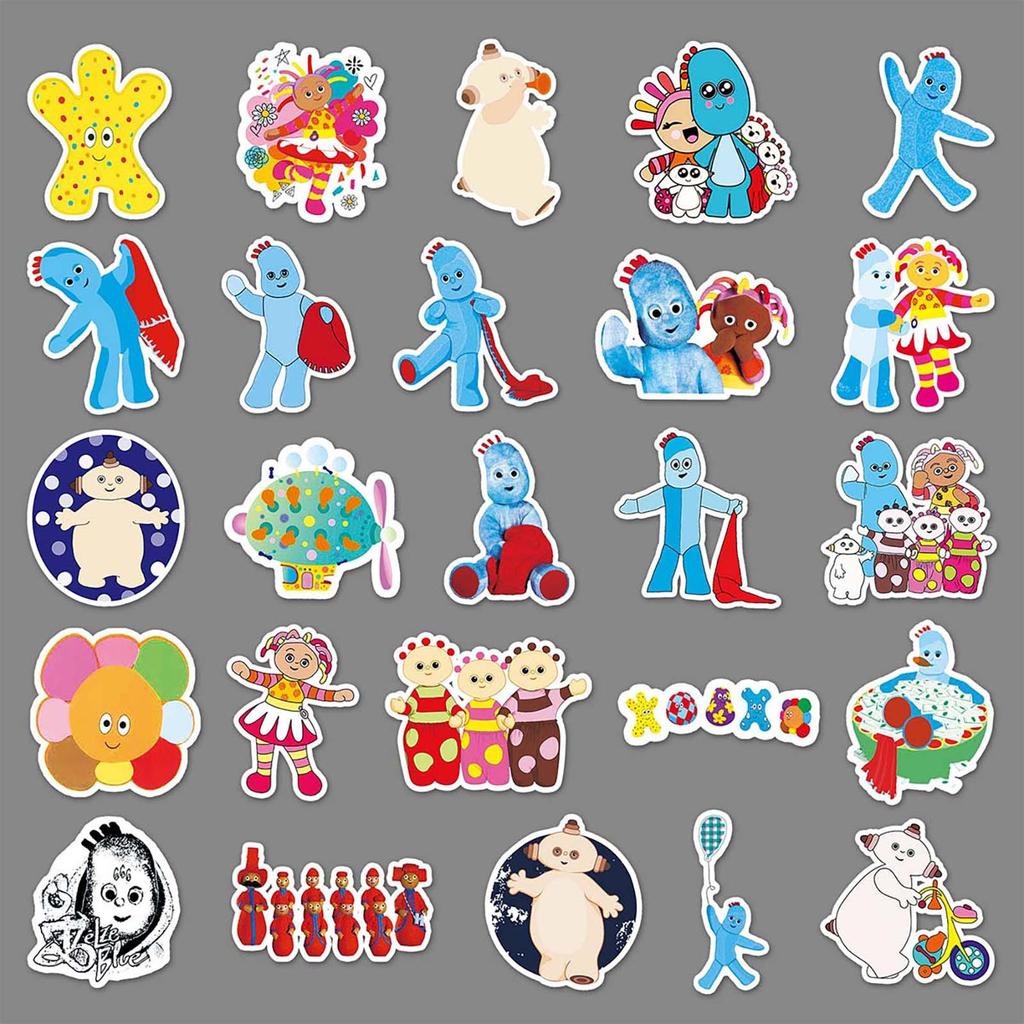 50 Enlightenment Cartoon Garden Babies Graffiti Stickers - Cute DIY Decoration for Suitcases & Water Cups